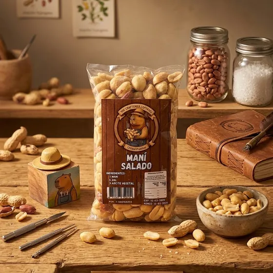Maní Salado Capybara — snack artesanal